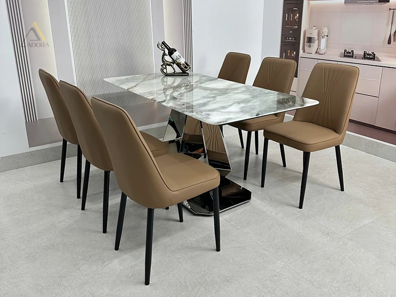 Ghế ăn nhập khẩu Erica - khi ghép cùng bộ bàn ăn nhập khẩu 1m6 Ghế ăn nhập khẩu Erica