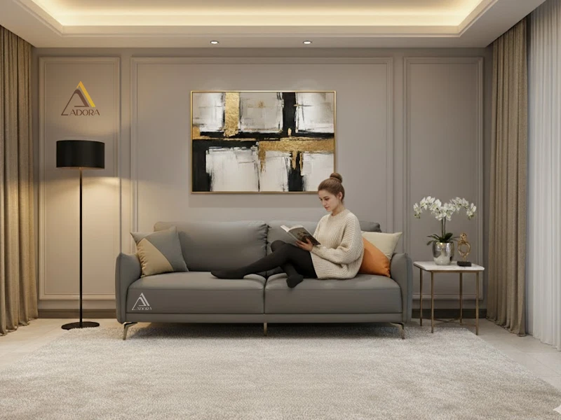 Bố trí sofa băng Adora Cozy