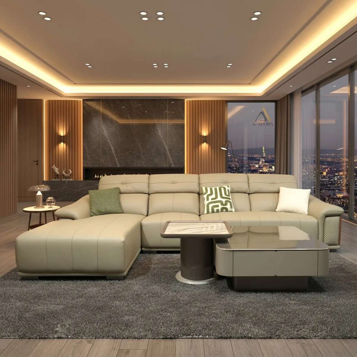 Sofa góc L Adora Perfect