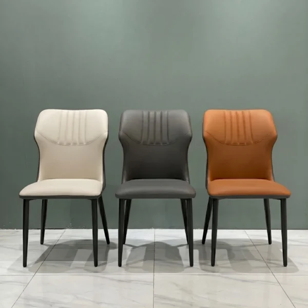 Bàn ăn mặt đá ceramic chân X cong Adora Cozy