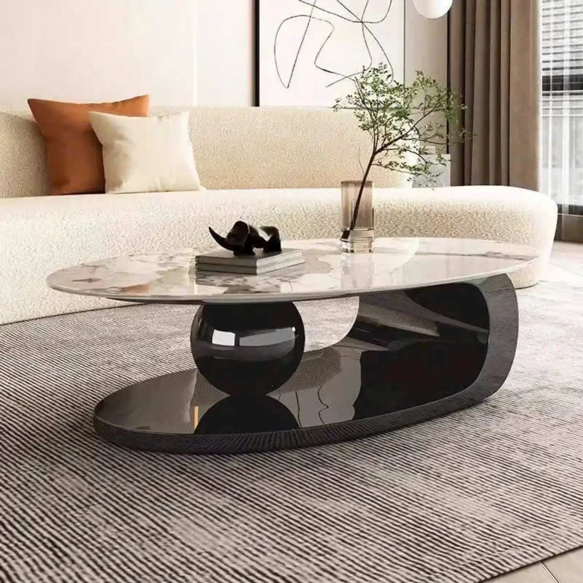 Bàn trà Oval BT08
