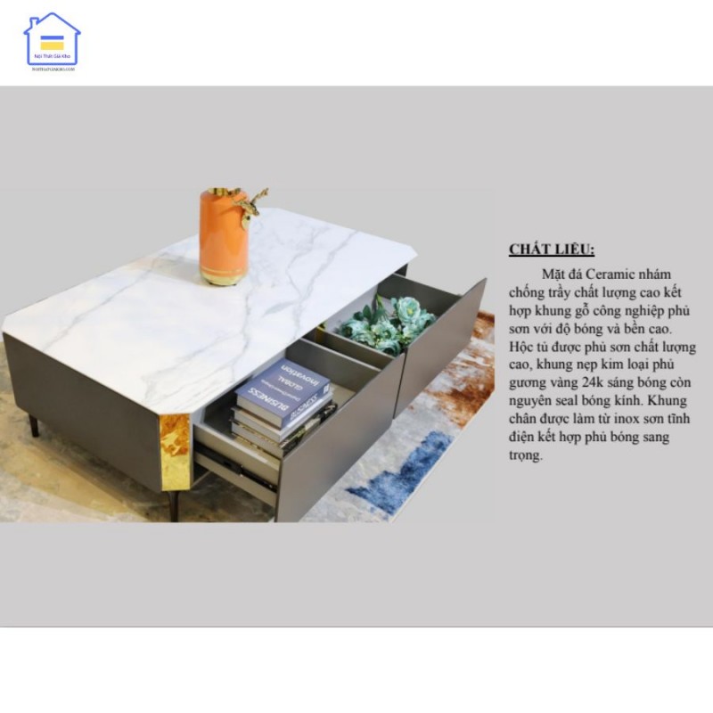 Bàn trà sofa nhập khẩu GK31