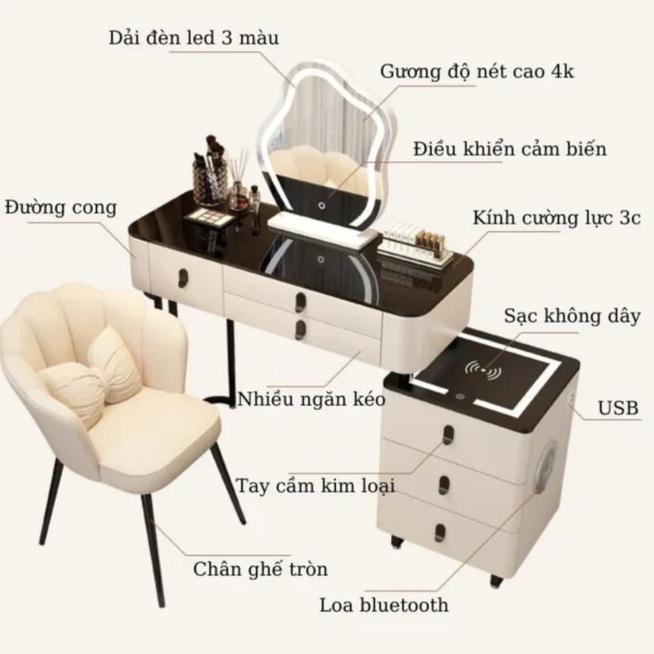 Bàn trang điểm nhập khẩu BP27