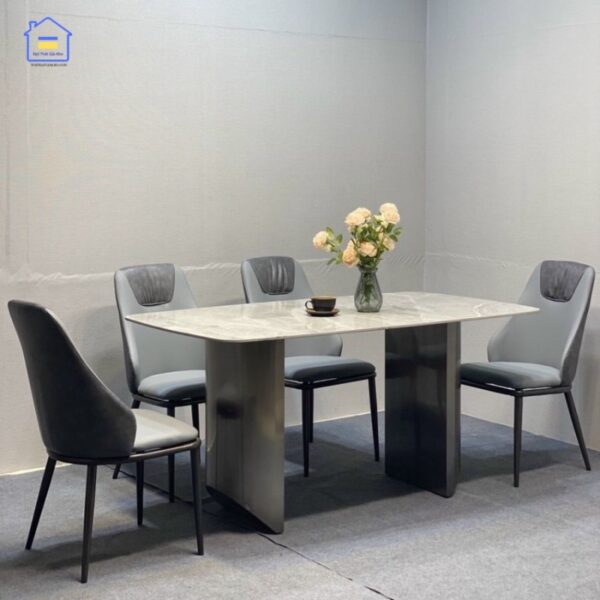 Bộ bàn ăn nhập khẩu chân Titan ghế Spot giá rẻ