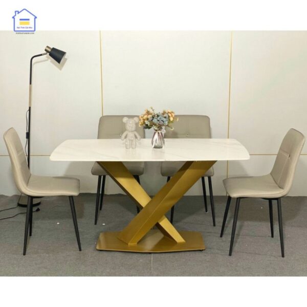 Bộ bàn ăn nhập khẩu ghế Cross
