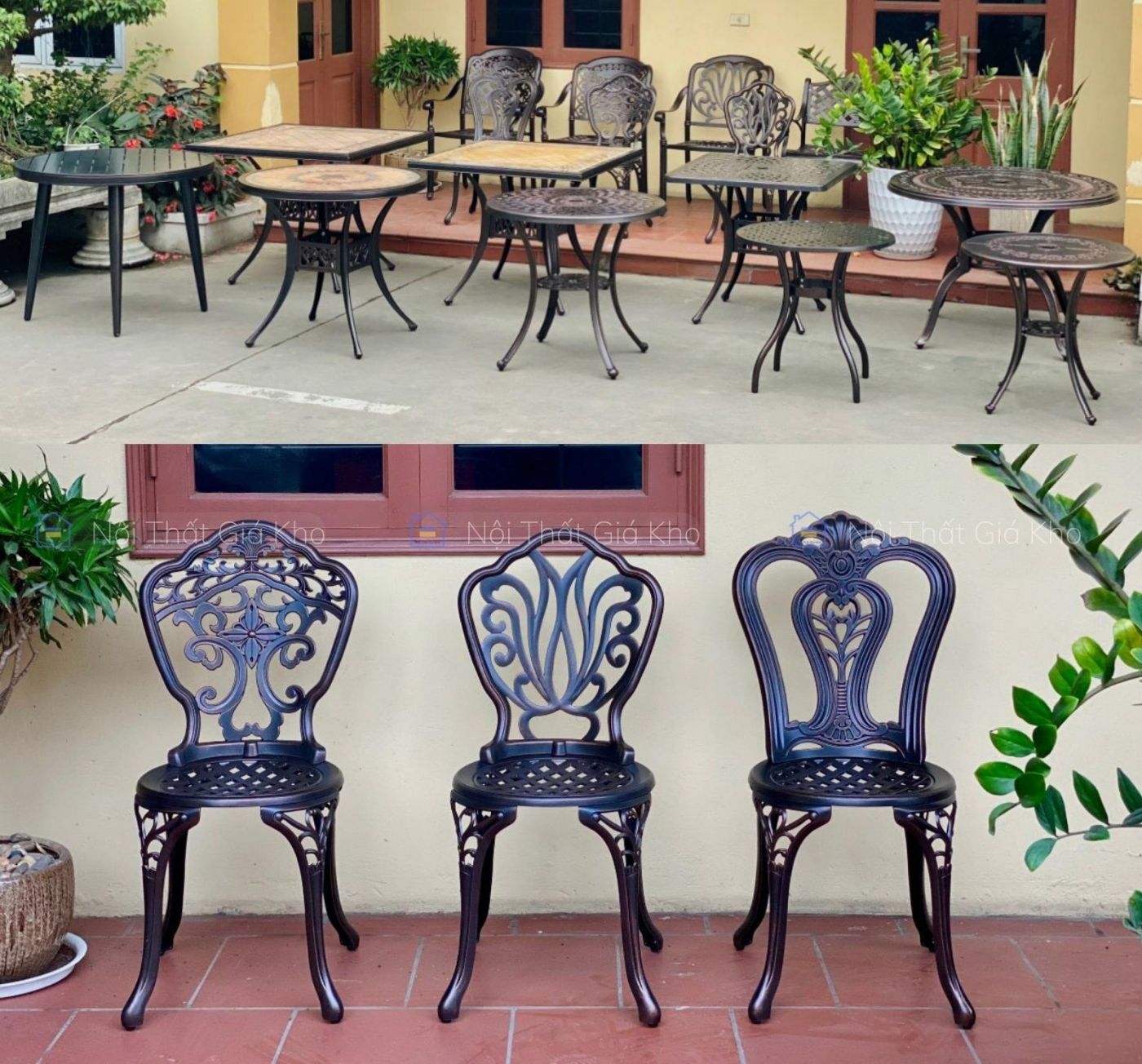 Bộ bàn ghế sân vườn NK10