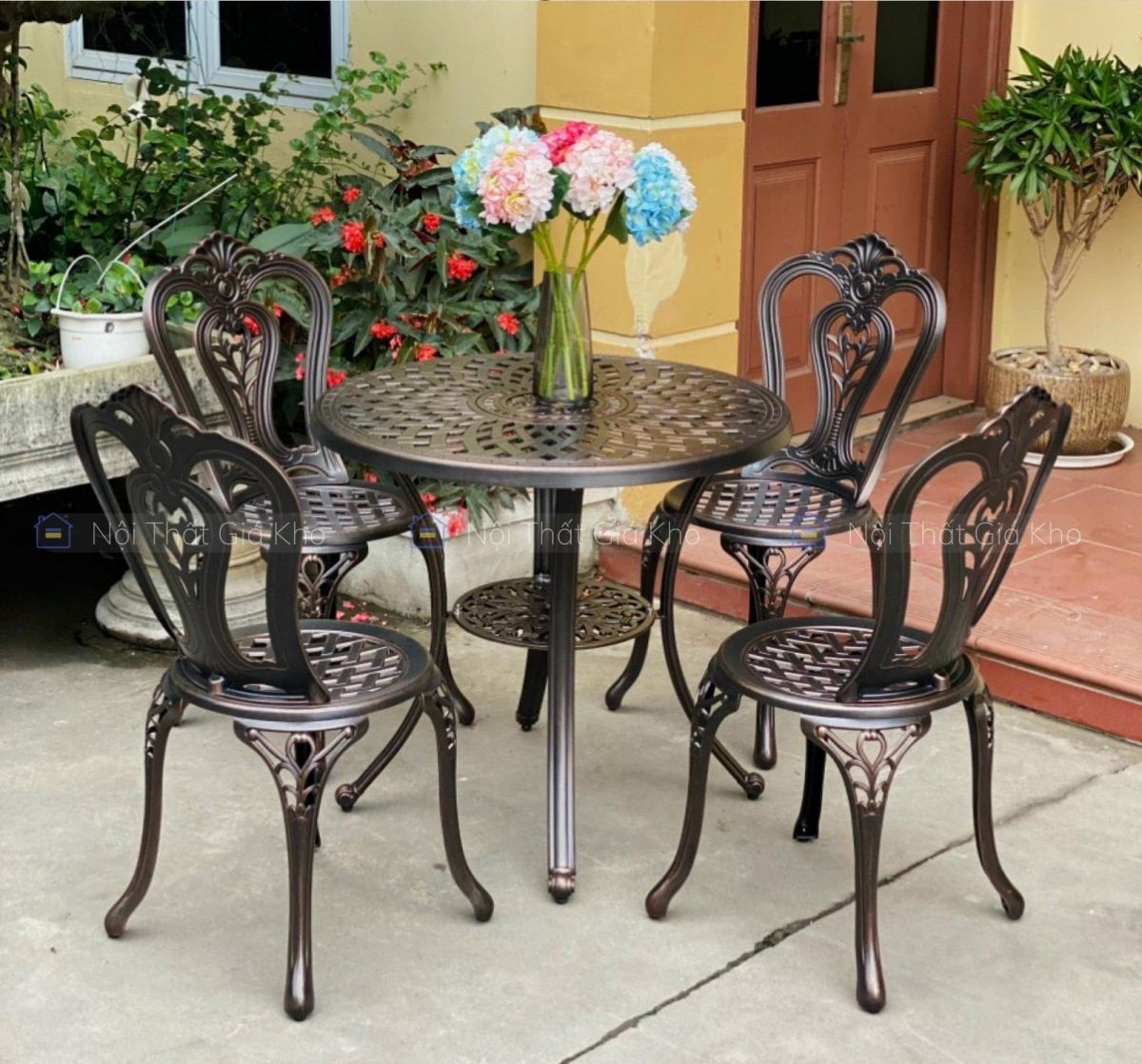 Bộ bàn ghế sân vườn NK10