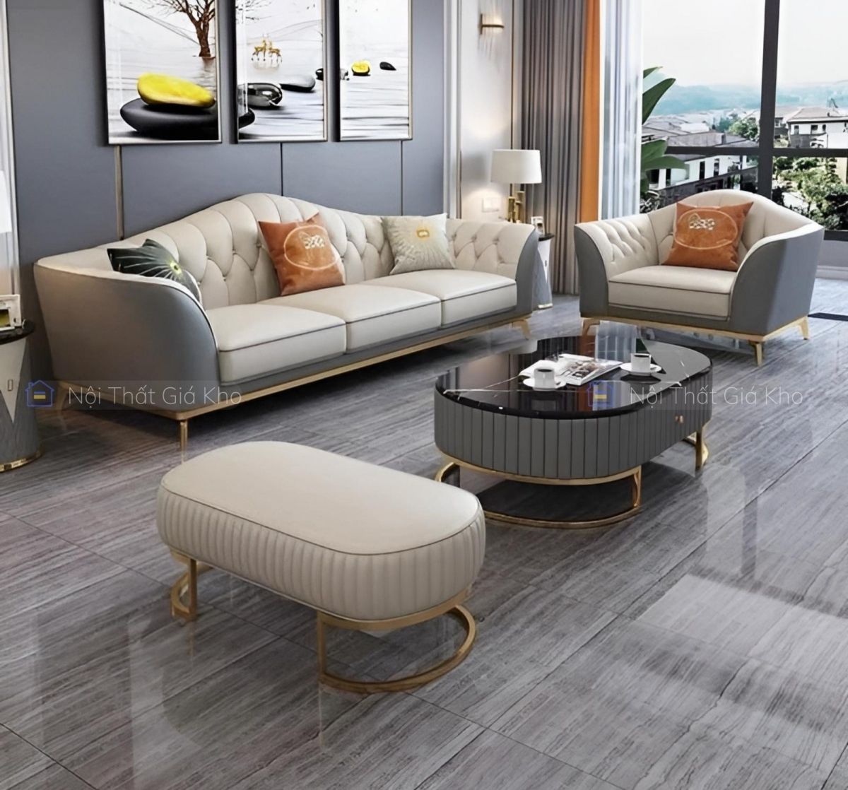 Bộ ghế tân cổ điển Adora SC14