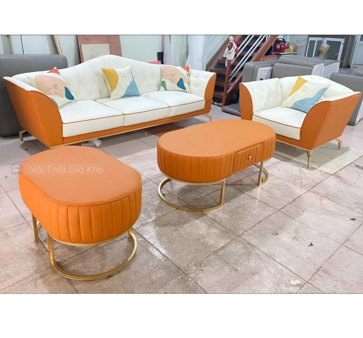 Bộ ghế tân cổ điển Adora SC14