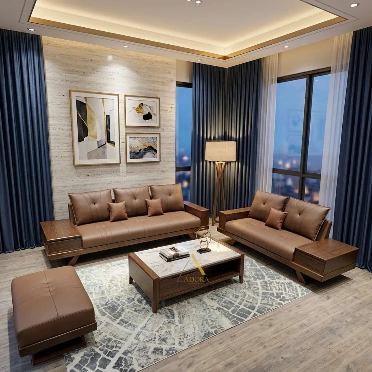 Bộ sofa gỗ Adora VT881