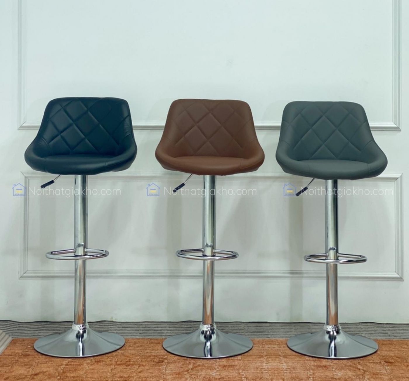 Ghế quầy bar có lưng tựa GB12