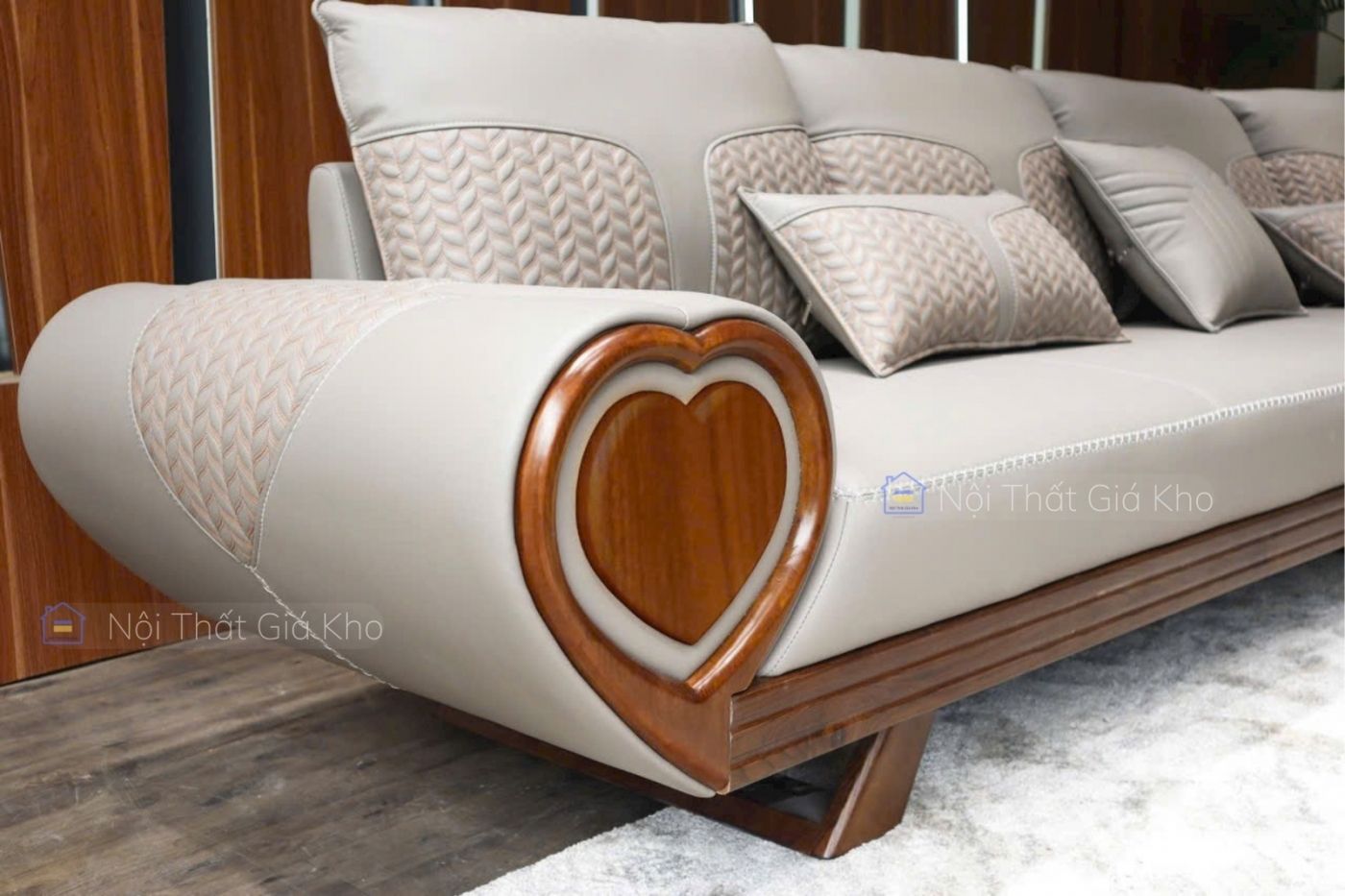 Sofa gỗ góc L Adora VT891