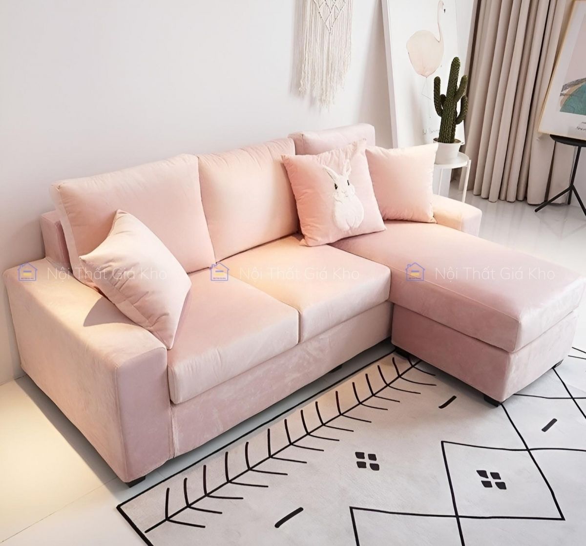 Ghế sofa góc L giá rẻ GL04