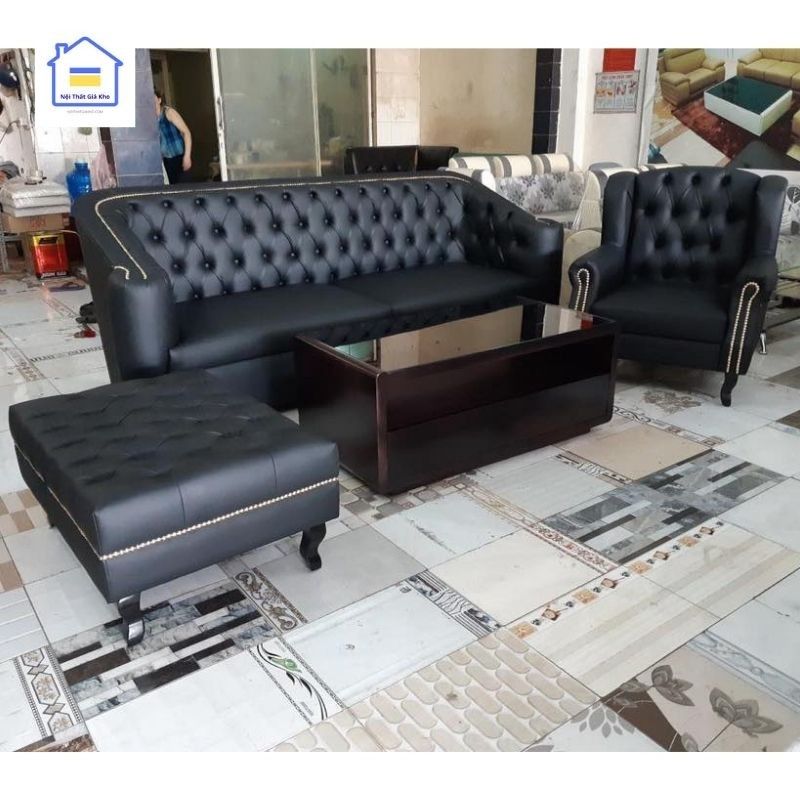Ghế Sofa tân cổ điển cao cấp 2m4x80cm