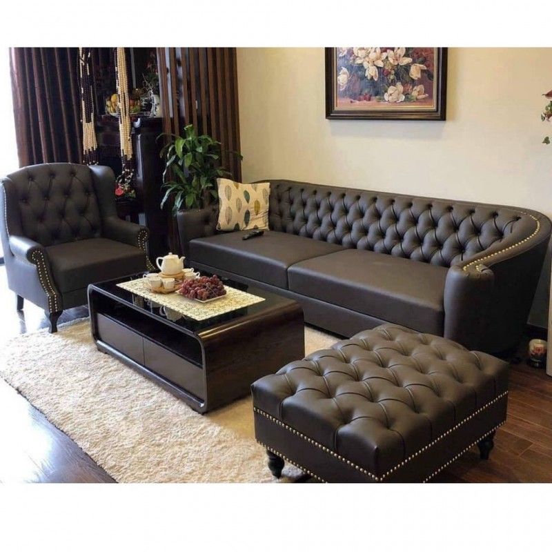 Ghế Sofa tân cổ điển cao cấp 2m4x80cm