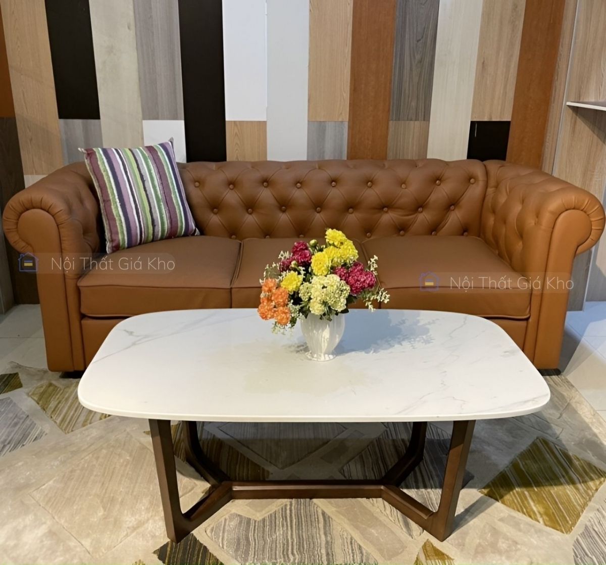 Ghế sofa tân cổ điển phòng khách SC03