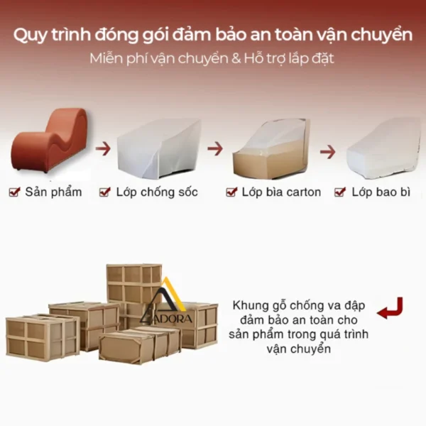 Ghế sofa tình yêu Adora