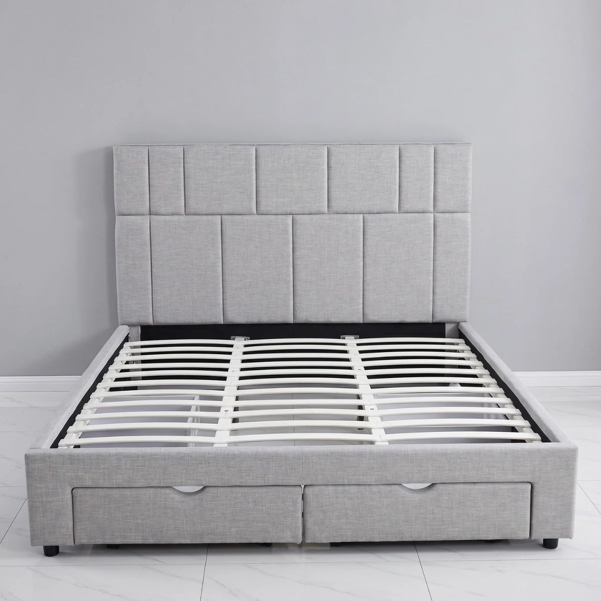 Giường bọc nệm Adora TL09 hộc kéo