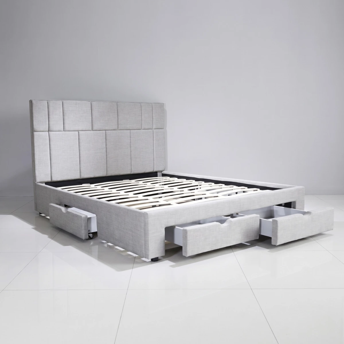 Giường bọc nệm Adora TL09 hộc kéo