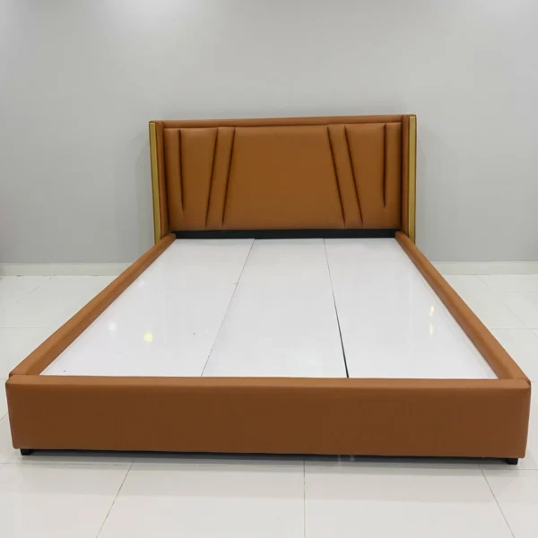 Giường bọc nệm da 1m6x2m, 1m8x2m