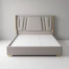 Giường bọc nệm da 1m6x2m, 1m8x2m