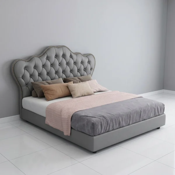 Giường bọc nệm tân cổ điển