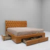 Giường da cao cấp hộc kéo