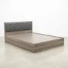 Giường gỗ MDF bọc nệm