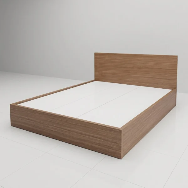 Giường gỗ công nghiệp MDF 2 hộc kéo