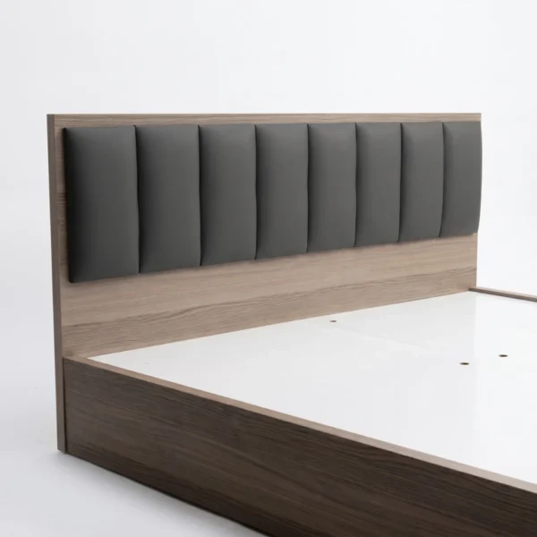 Giường gỗ MDF bọc nệm Adora