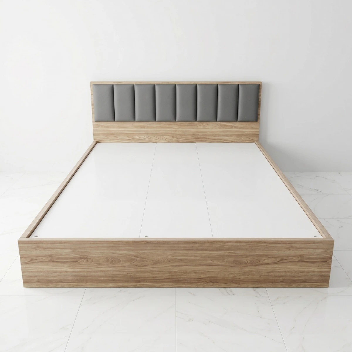 Giường gỗ MDF bọc nệm Adora