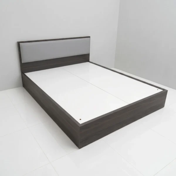Giường gỗ MDF bọc nệm giá rẻ