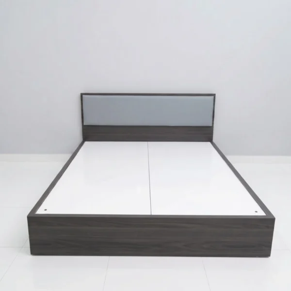 Giường gỗ MDF bọc nệm giá rẻ
