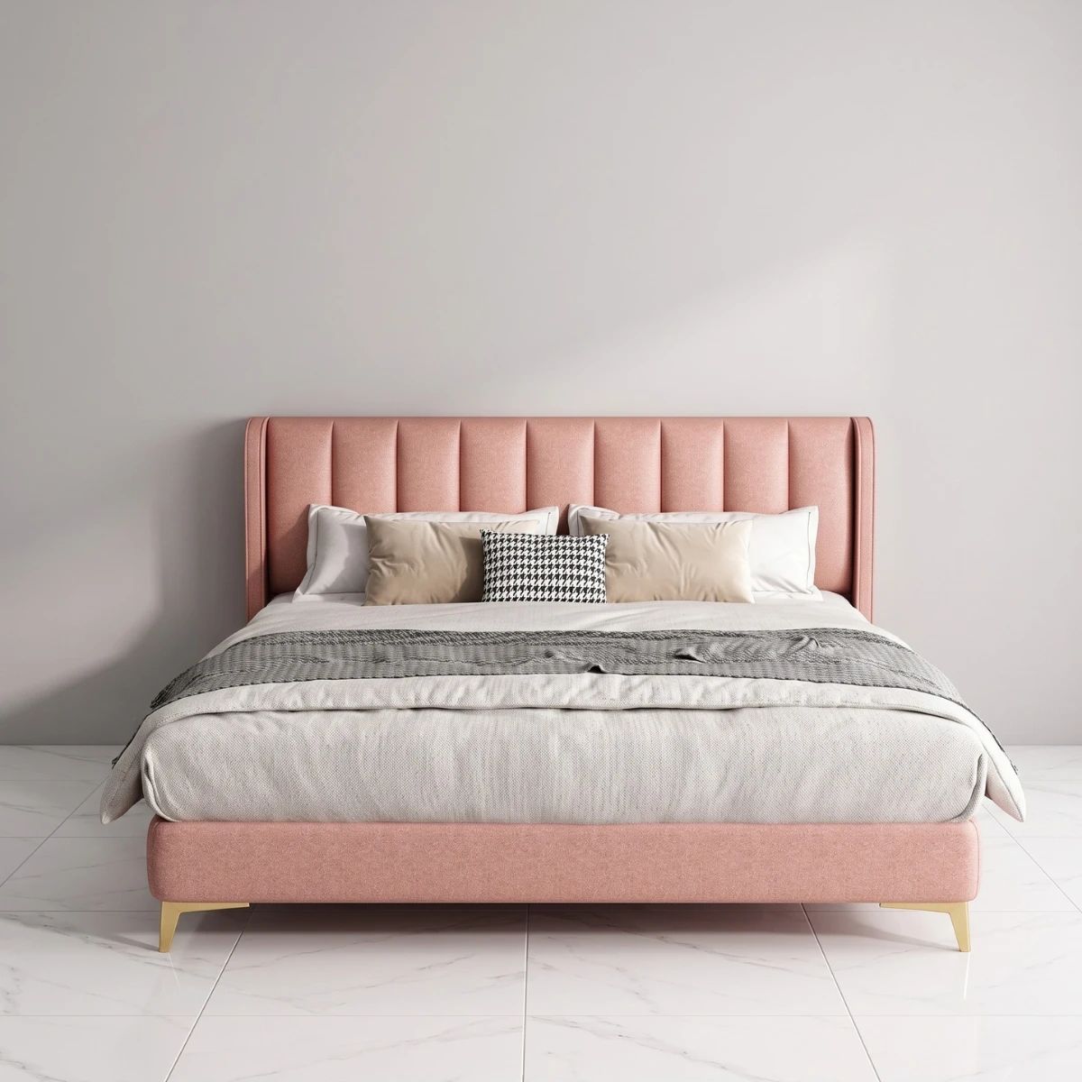 Giường ngủ bọc nệm 1m8