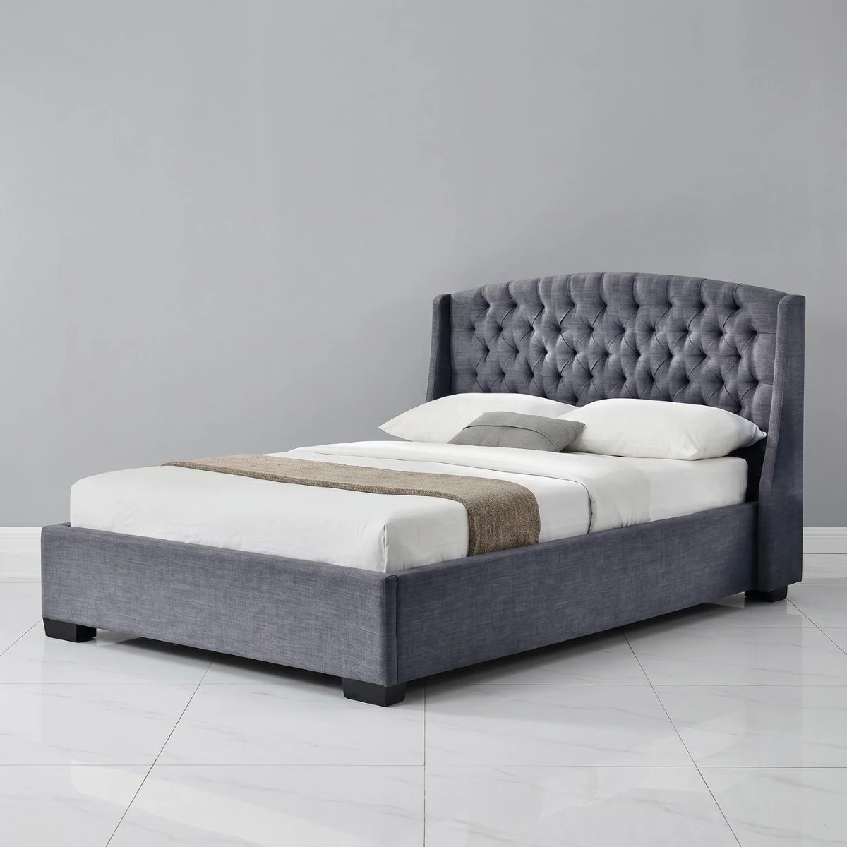Giường ngủ bọc nệm 1m8x2m