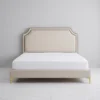 Giường ngủ hiện đại bọc nệm da