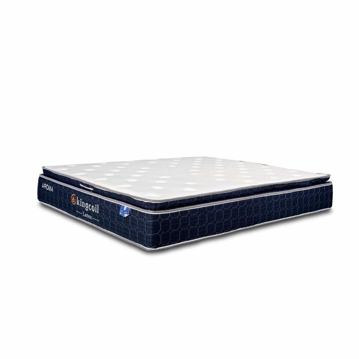 Nệm Lò Xo Cao Su Aroma Kingcoil Latex dày 32cm