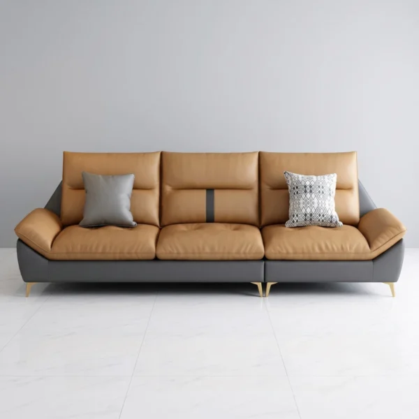 Sofa băng 3 chỗ bọc da Adora GK24
