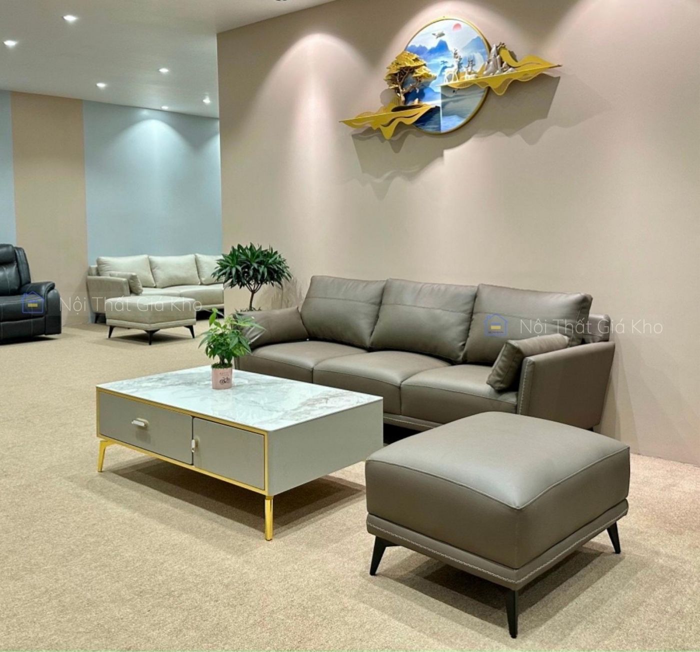 Sofa băng Adora 3 chỗ ngồi XA03