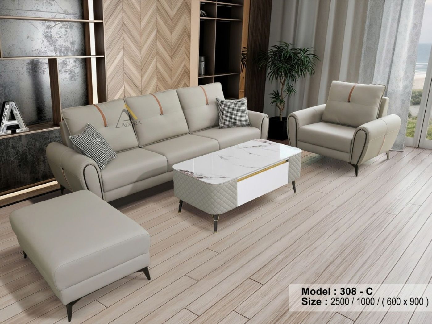 Sofa băng Adora VT308