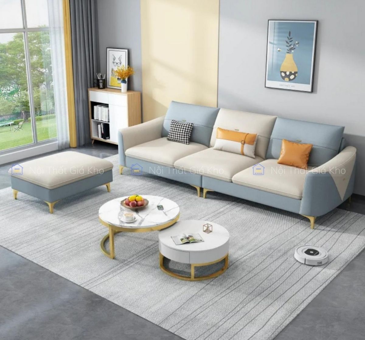 Sofa băng phòng khách 2m