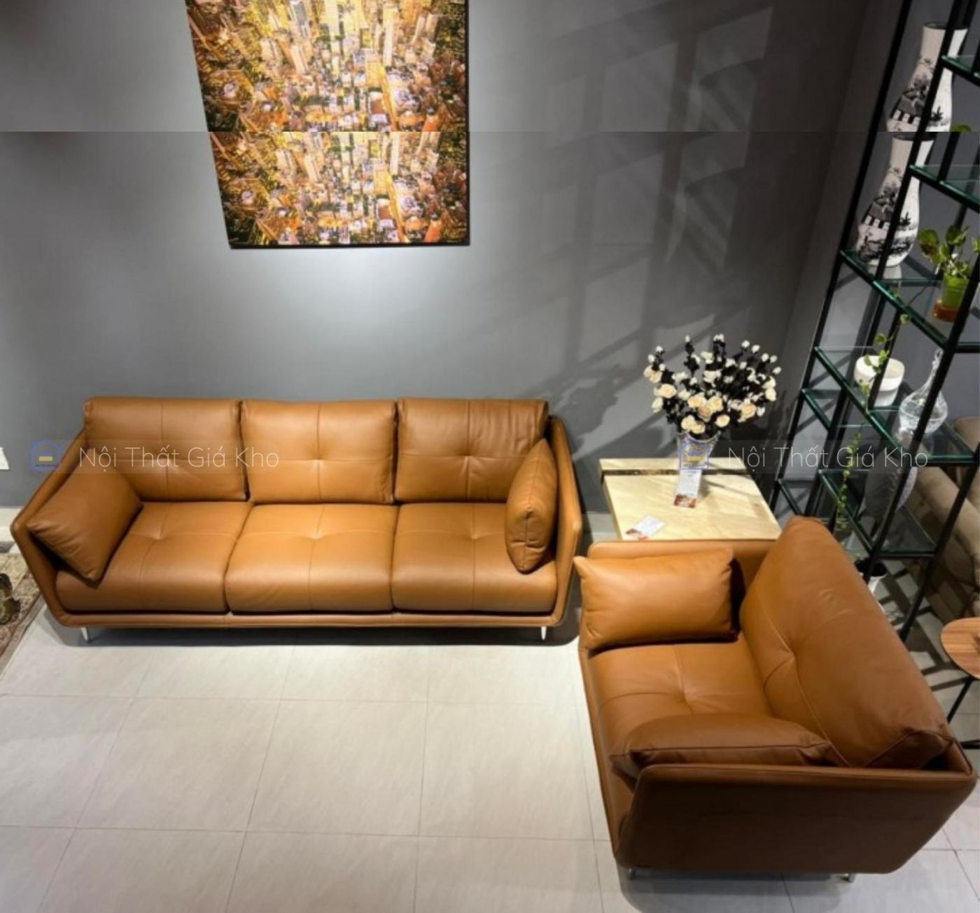 Sofa băng phòng khách 3 chỗ ngồi