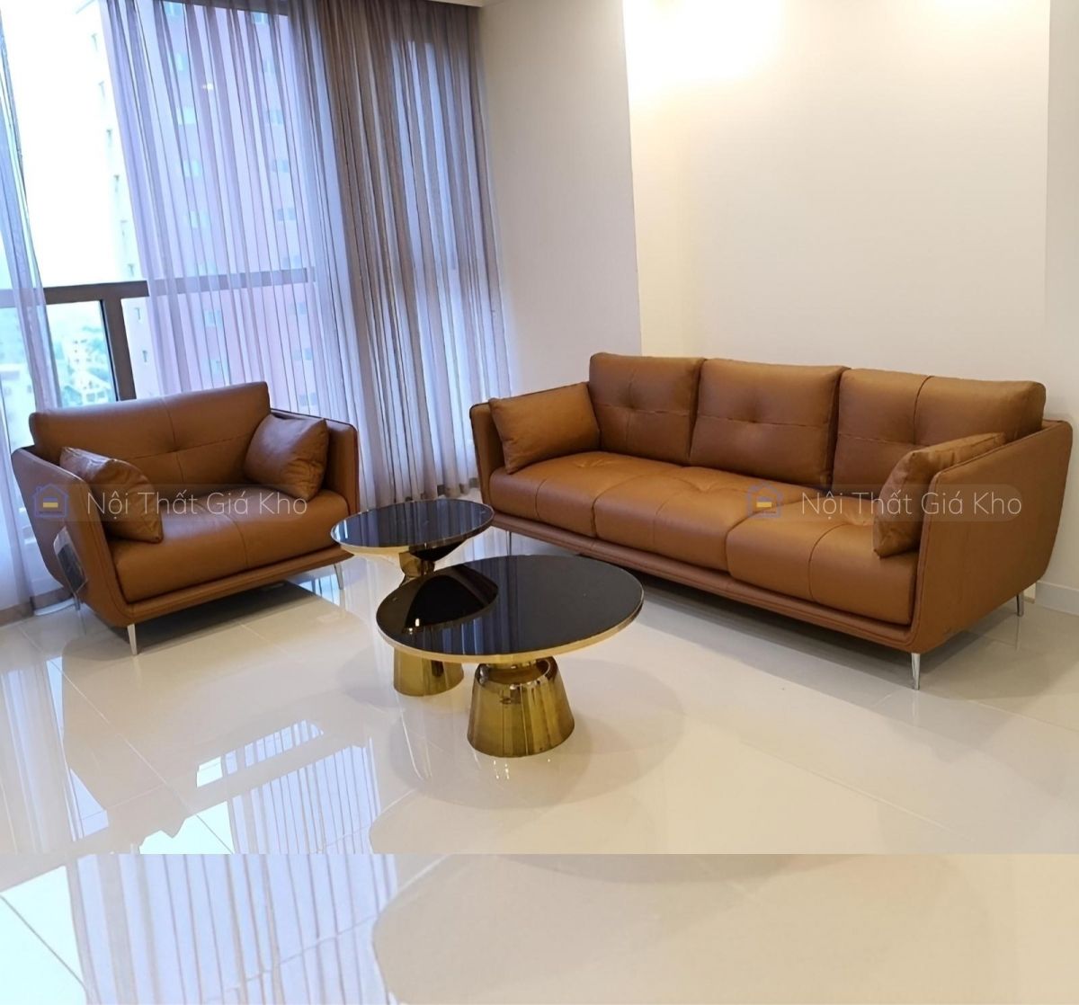 Sofa băng phòng khách 3 chỗ ngồi