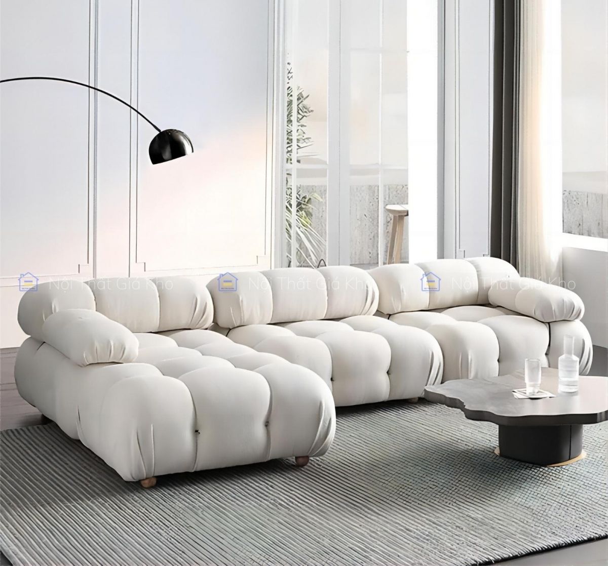 Sofa băng vải phong cách Hàn Quốc BA20