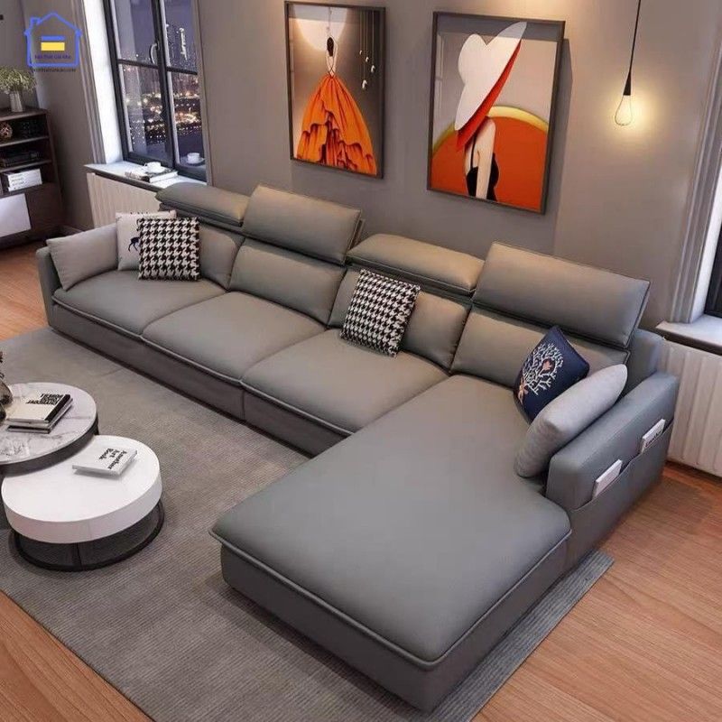 Sofa chữ L da cao cấp GK25