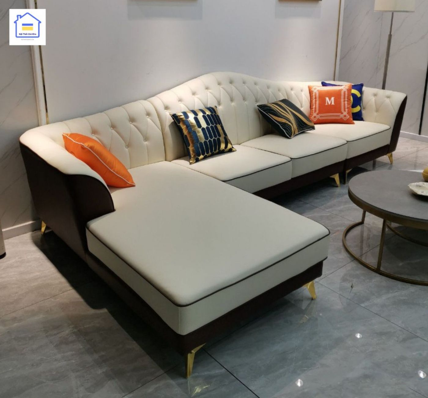 Sofa cổ điển chữ L Adora SC13