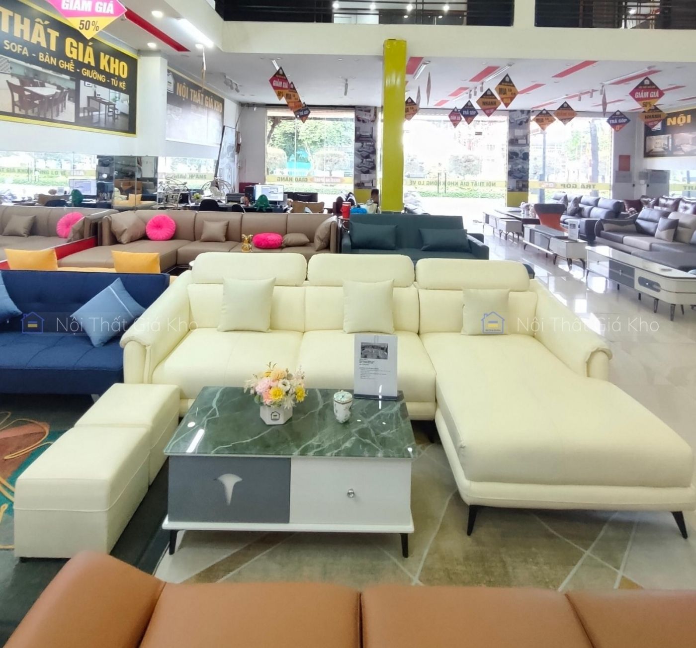 Sofa da góc L GL20