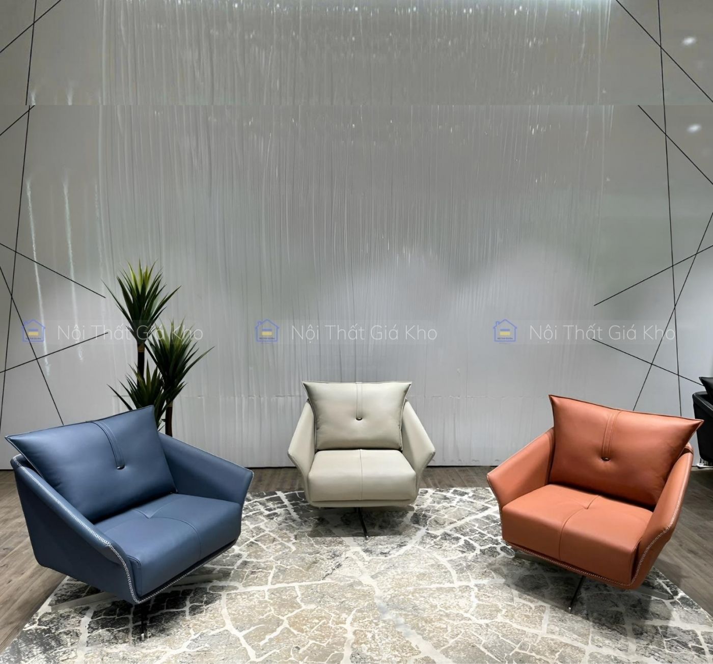 Sofa đơn da cao cấp NTVT015A