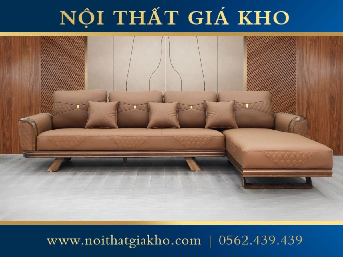 Sofa gỗ góc L Adora VT101