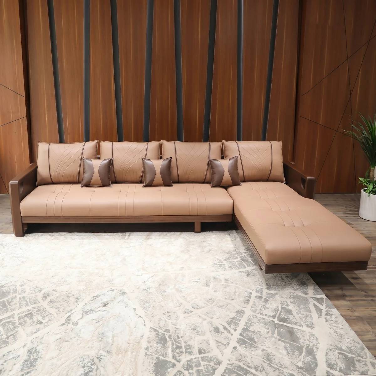 Sofa gỗ góc L Adora VT885
